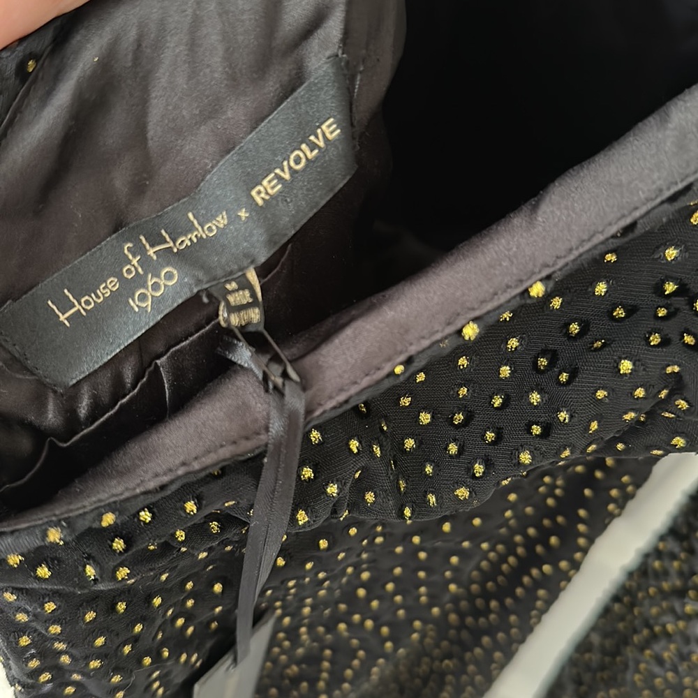 ✨️NWT House of Harlow 1960 x REVOLVE Sana Jumpsuit, Noir, M - Picture 9 of 11